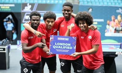 Equipe do Togo se classifica ao Campeonato Mundial de tênis de mesa por equipes