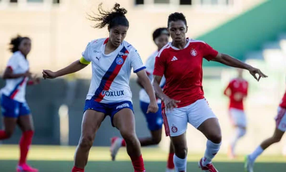Bahia domina Inter no primeiro tempo, Grêmio vence com tranquilidade e Atlético-MG afunda rival no Brasileirão feminino