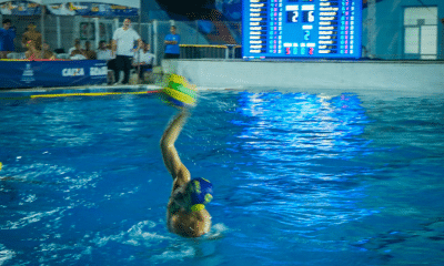 Brasil vence Chile na fase de classificação do Sul-Americano Sub-16 de polo aquático (Foto: Kleber Costa)