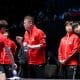 Sun Yingsha, Wang Yidi e Wang Manyu Mundial de Tênis de Mesa por Equipes China feminino