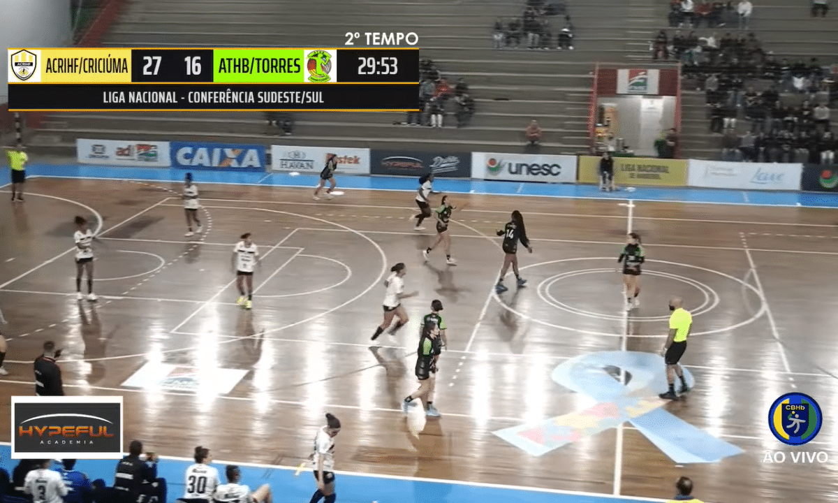 Criciúma x ATHBTorres - Liga Nacional de Handebol