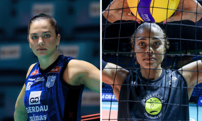 Julia Kudiess e Adenízia são as duas maiores bloqueadoras da Superliga (Fotos: Wander Roberto/Inovafoto/CBV)