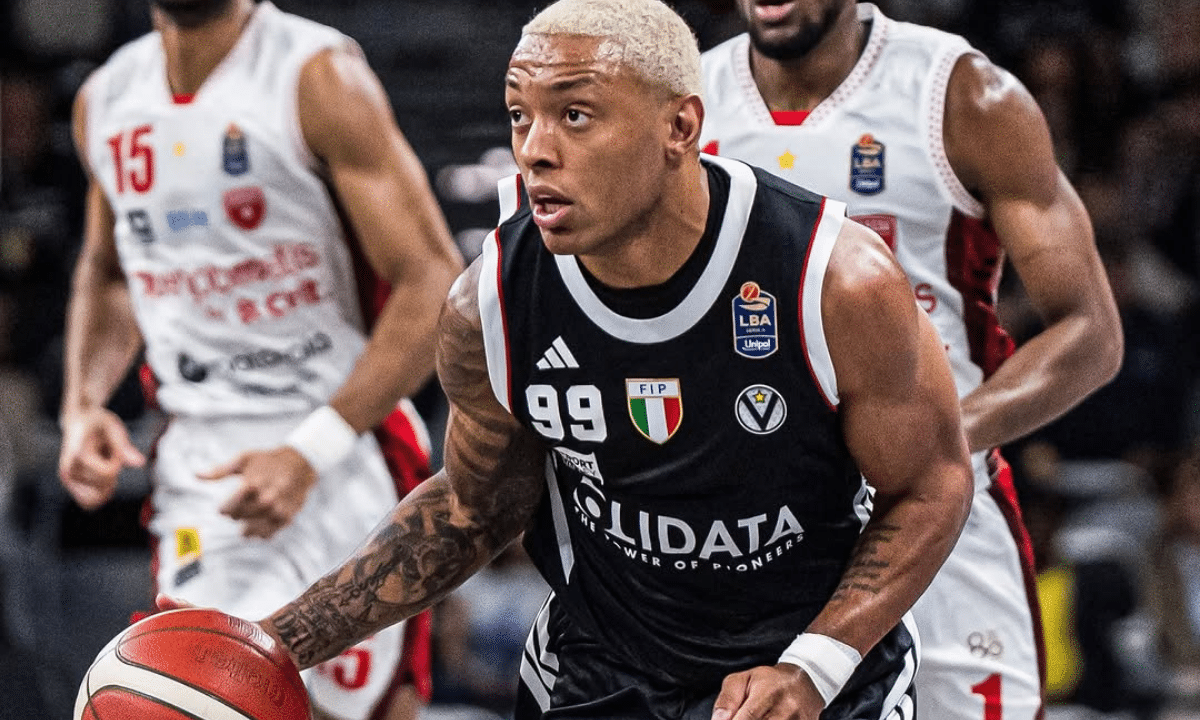 Yago teve boa atuação e marcou 14 pontos, mas o Virtus Bologna perdeu e pode ser eliminado da Liga Italiana (Foto: Instagram @virtusbologna)