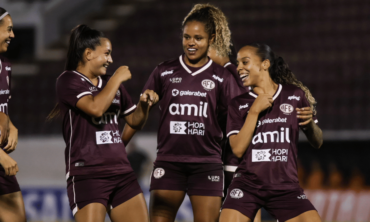 A Ferroviária venceu o Santos na estreia do Paulista Feminino, por 2 a 1 (Foto: Jonatan Dutra/Ferroviária)