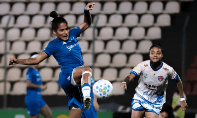 Marília Furiel marcou o segundo do Cruzeiro na goleada por 5 a 0 pela Copa do Brasil (Foto: Gustavo Martins/ Cruzeiro)