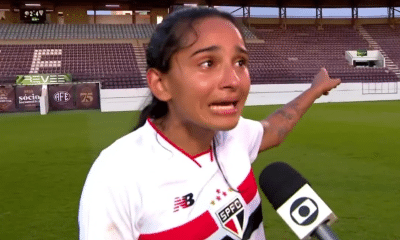 Sarah Aysha desabafa após jogo do São Paulo pelo Brasileirão Sub-20 feminino - Foto: Reprodução