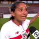 Sarah Aysha desabafa após jogo do São Paulo pelo Brasileirão Sub-20 feminino - Foto: Reprodução