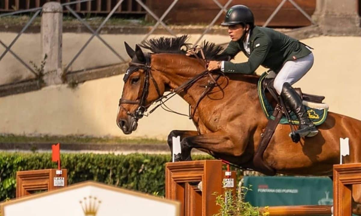 Stephan Barcha consegue 13º lugar e foi o melhor brasileiro no Grand Prix de Roma na prova de duas rodadas (1m45), no hipismo