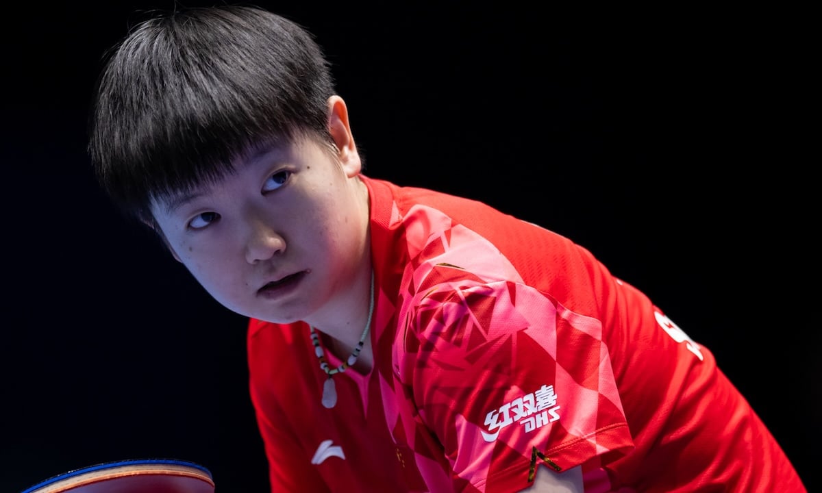 Sun Yingsha (China) no Mundial de tÊnis de mesa por equipes