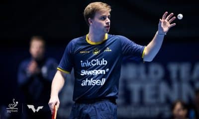 Truls Möregårdh Suécia Mundial de tenis de mesa por equipes