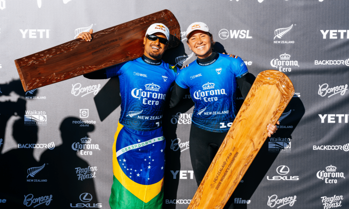WSL na Nova Zelândia confira os resultados de todas as baterias da etapa