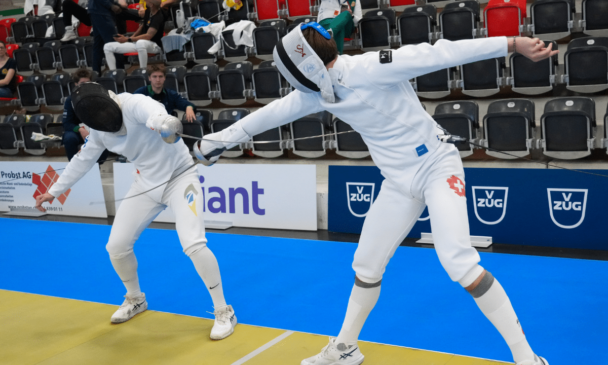 Alexandre Camargo na Copa do Mundo de espada na Suíça