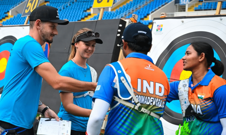 Marcus D'Almeida e Ana Luiza Caetano Copa do mundo de tiro com arco