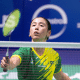 Ana Júlia Ywata no Future do Peru de badminton