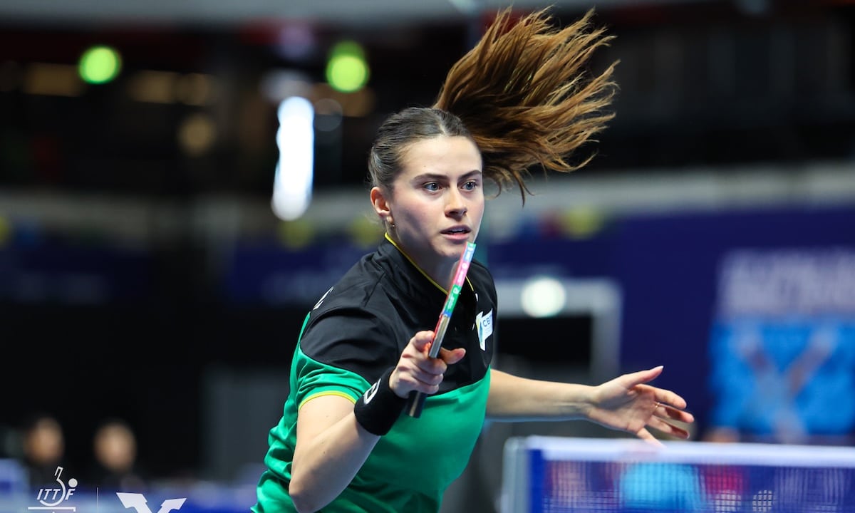 Bruna Takahashi no Mundial de Tênis de Mesa por Equipes