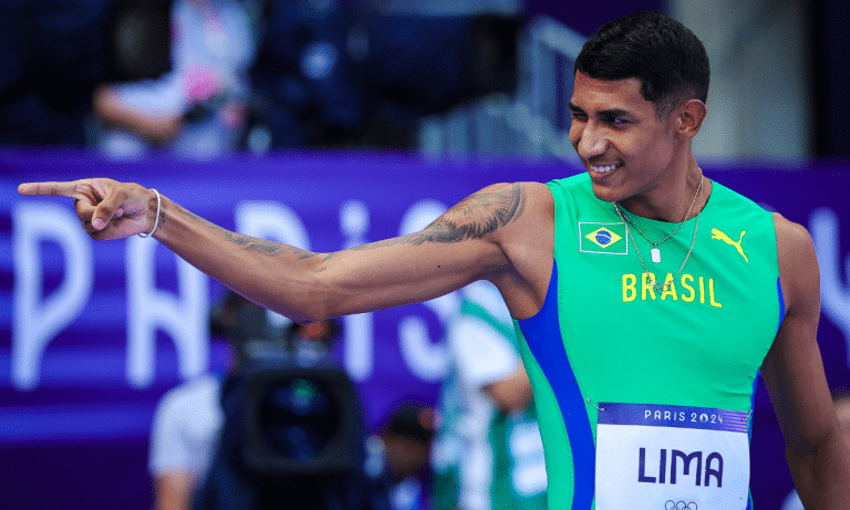 Matheus Lima no Mundial de revezamentos em Botsuana