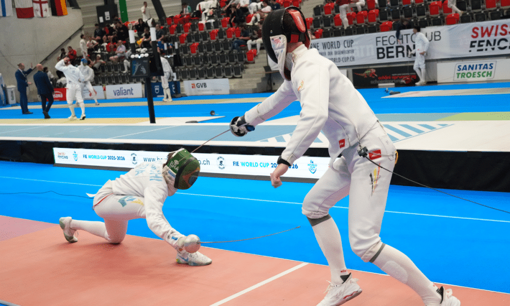 Nicolas deguchi na Copa do MUNDO DE ESPADA
