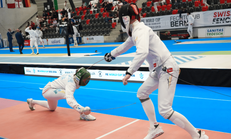 Nicolas deguchi na Copa do MUNDO DE ESPADA