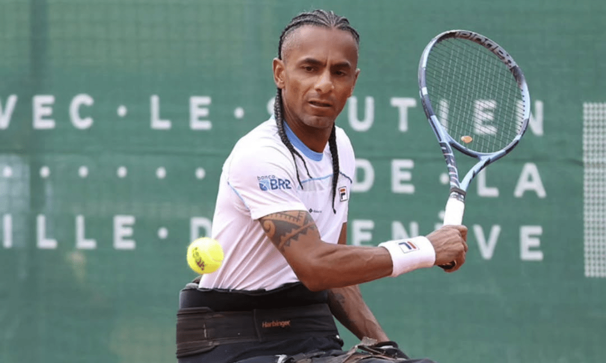 Ymanitu Silva no WC10000 de Barcelona no circuito mundial de tênis em cadeira de rodas