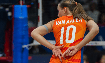A levantadora Sarah van Aalen é um dos principais nomes da seleção holandesa de vôlei feminino