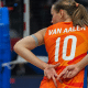 A levantadora Sarah van Aalen é um dos principais nomes da seleção holandesa de vôlei feminino