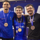Brasileiros no pódio do campeonato brasileiro de levantamento de peso
