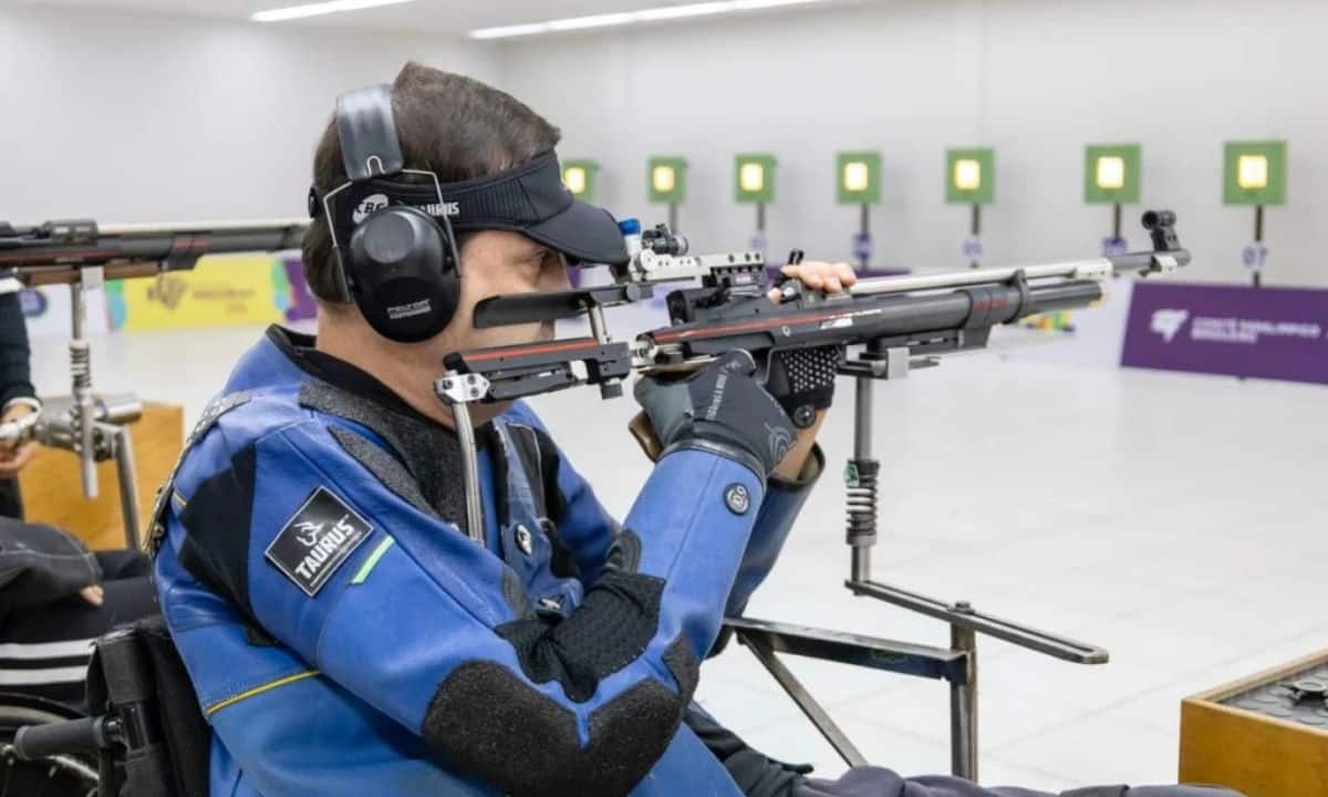 Alexandre Galgani conquista dois ouros e uma prata no Circuito Paralímpico de tiro esportivo, realizado no Rio de Janeiro