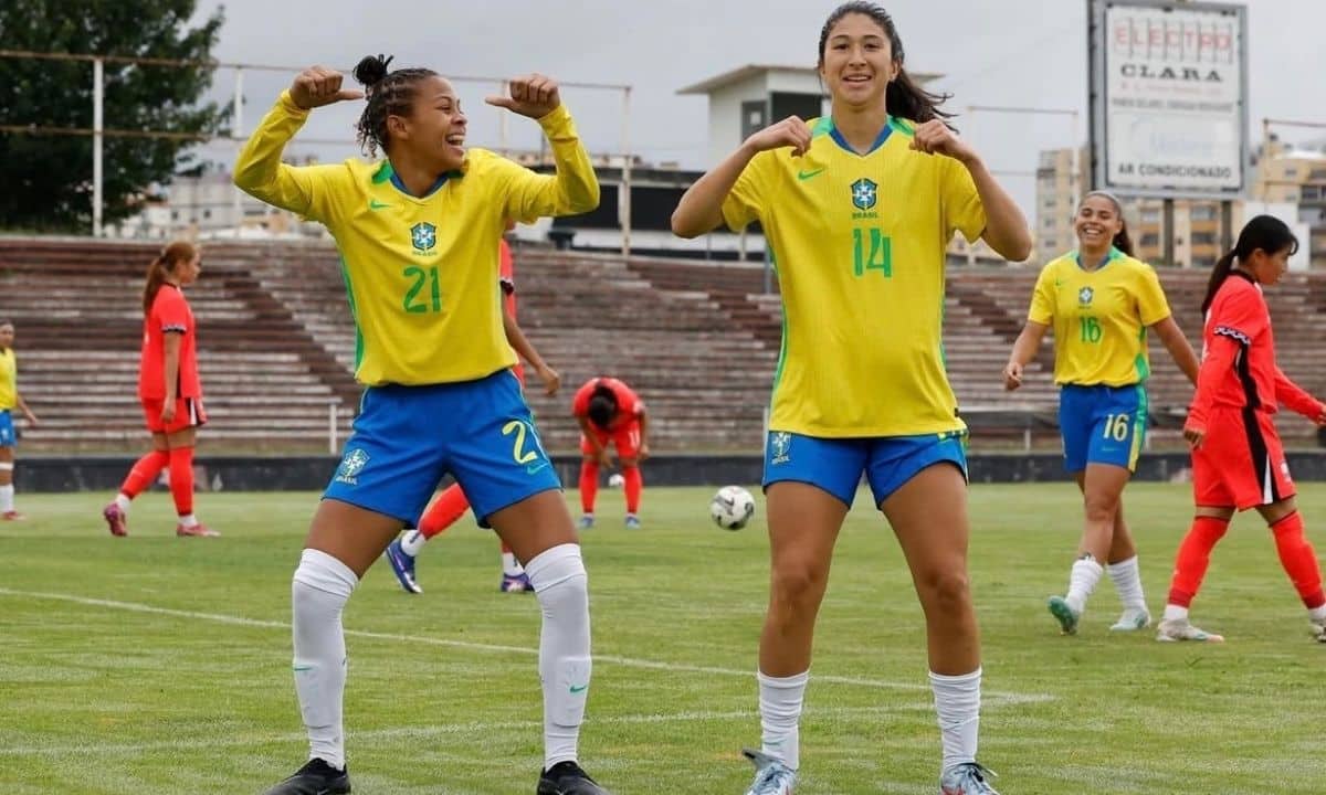 Brasil vence Coreia do Sul por 3 a 0 em amistoso em preparação para a Copa do Mundo sub20 feminina
