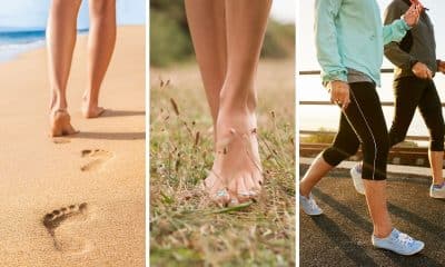 Caminhar na areia, grama ou calçada- como o piso muda o esforço