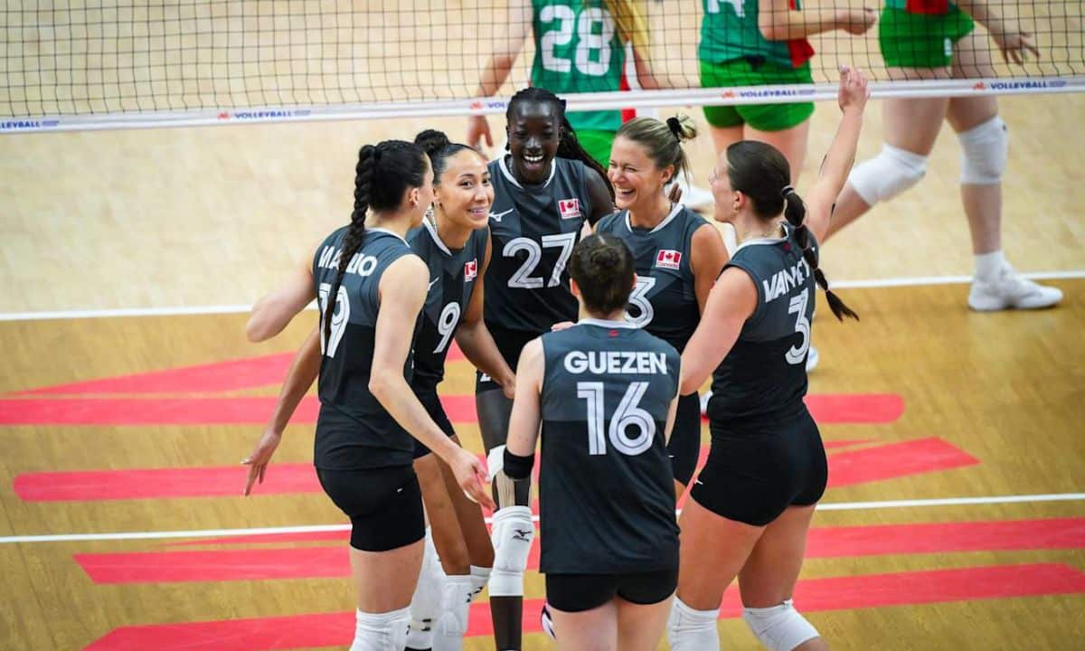 Canadá supera Bulgária por 3 a 1 pela VNL