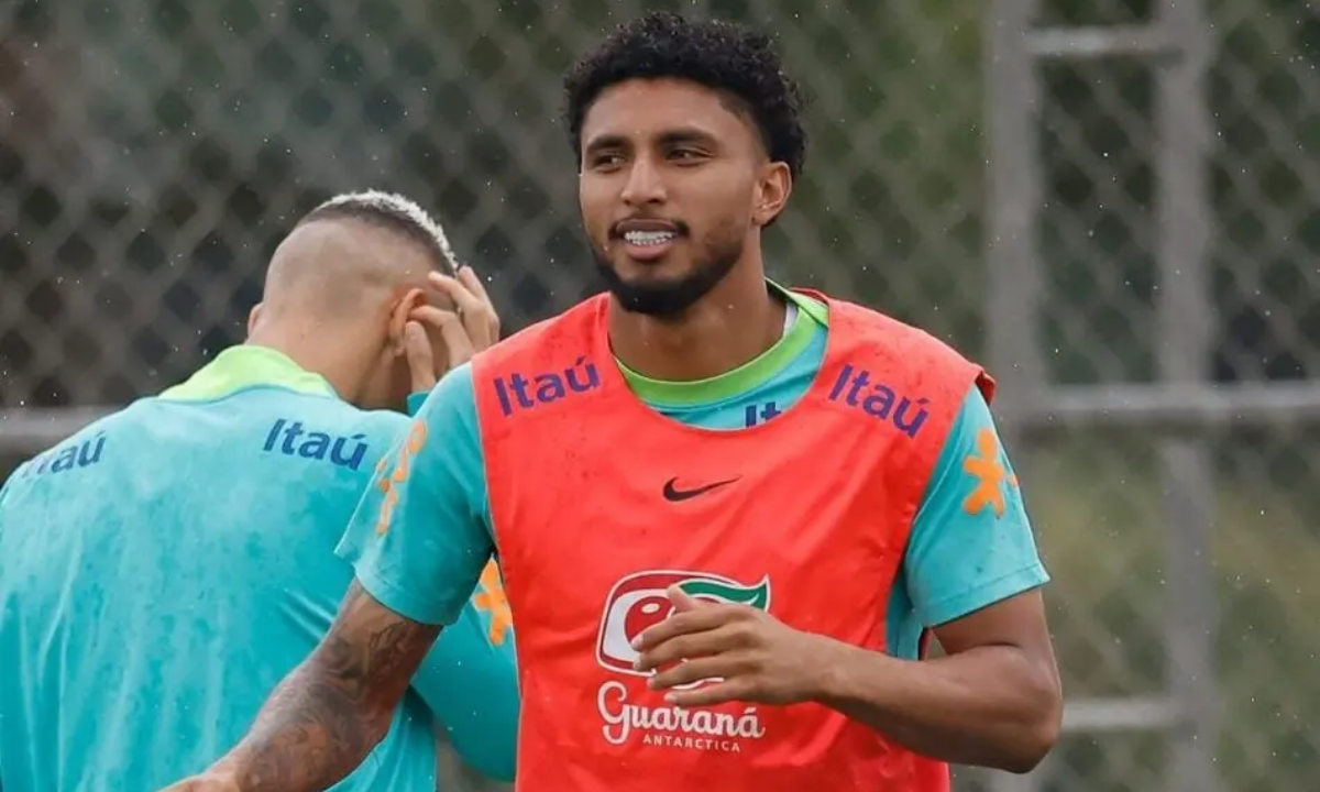 Éderson em treino da Seleção Brasileira (Foto Rafael RibeiroCBF)