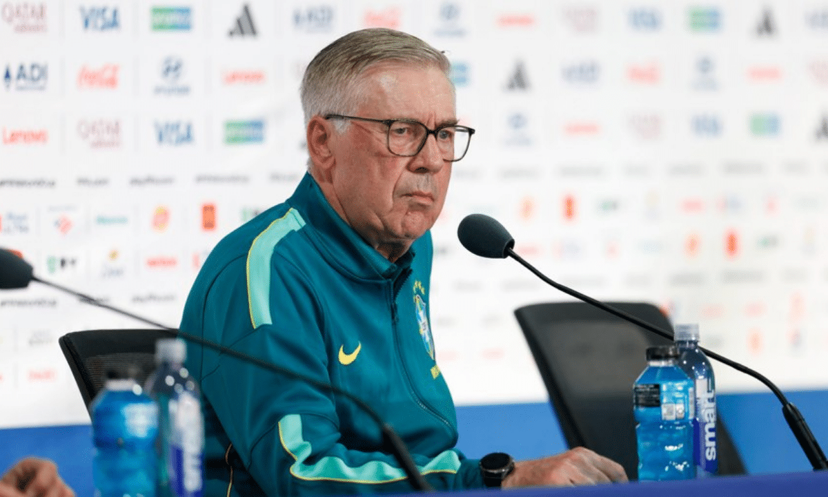 Ancelotti em entrevista coletiva no Metlife Stadium