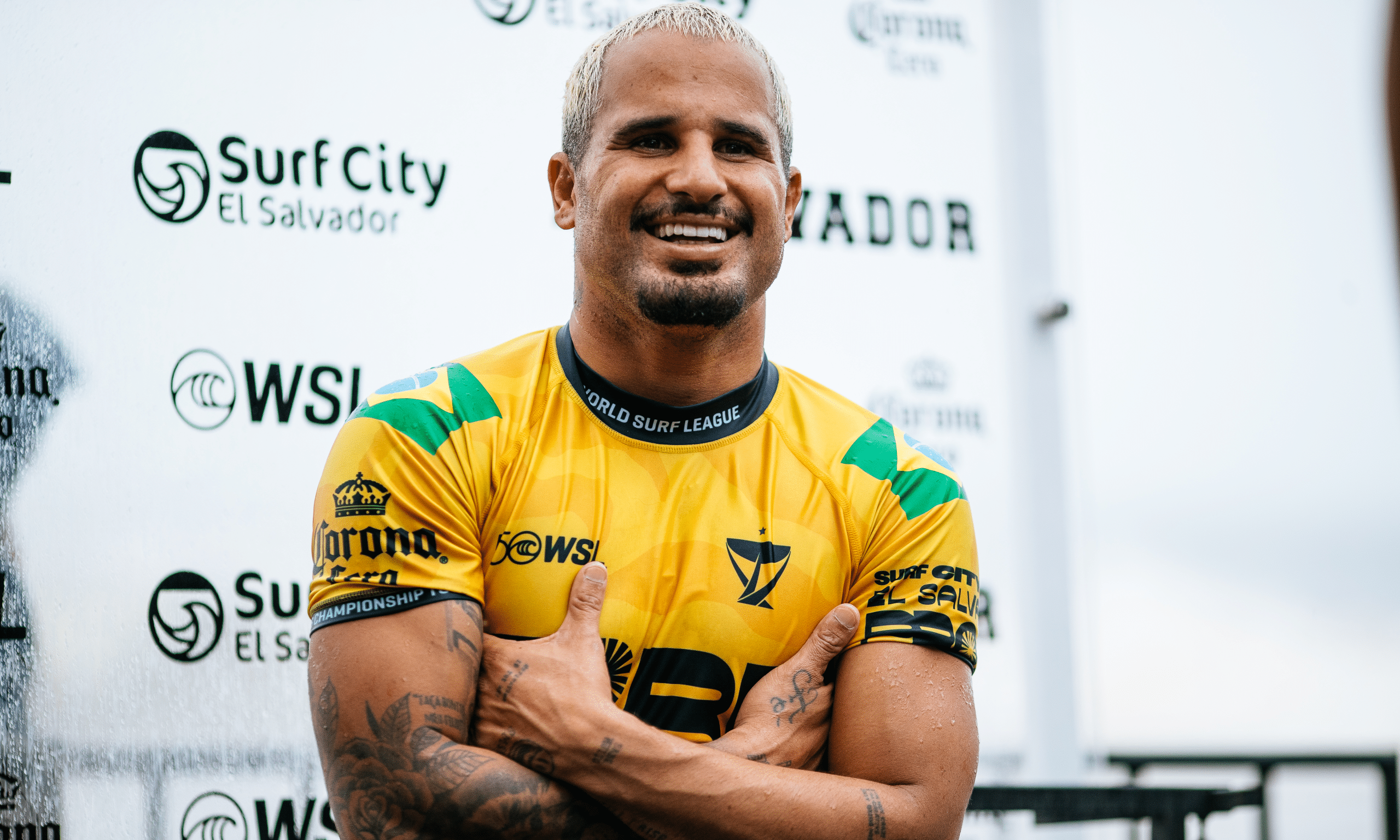 Ítalo Ferreira na etapa de El Salvador da WSL (foto: Oscar Gimenez)