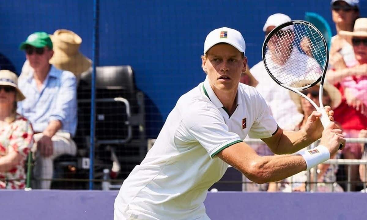 Jannik Sinner em Wimbledon