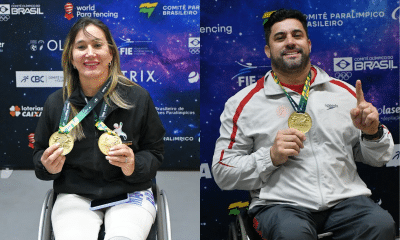 Segundo dia do Brasileiro de Paraesgrima em Curitiba consagra Jovane Guissone e Rudineia Mânica
