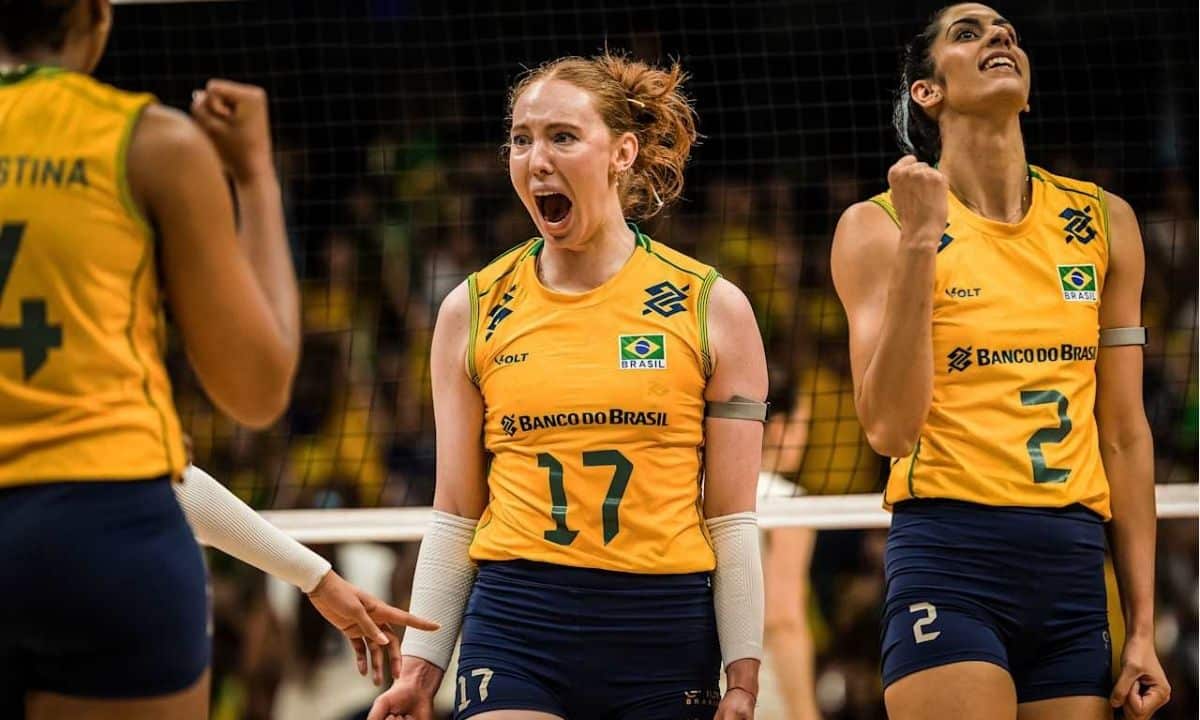 Julia Bermann é destaque da Seleção brasileira na primeira semana de VNL e é anunciada por clube italiano para a temporada 2026/2027