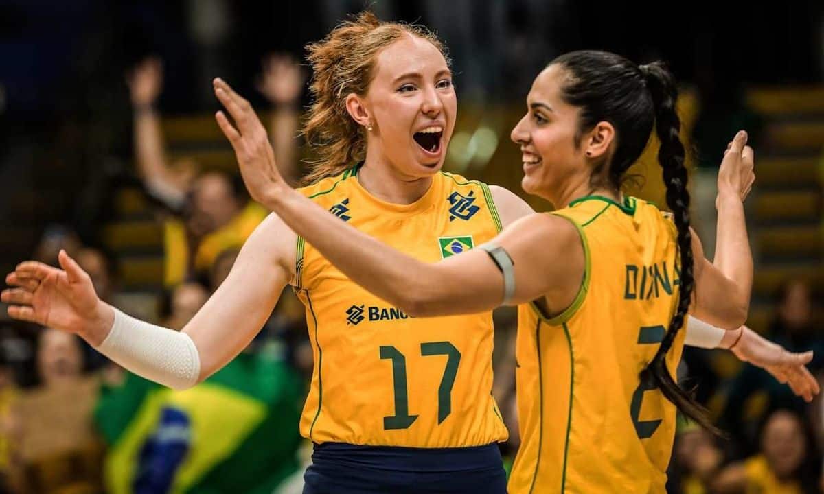 Brasil x França: quando e onde assistir ao jogo pela VNL feminina