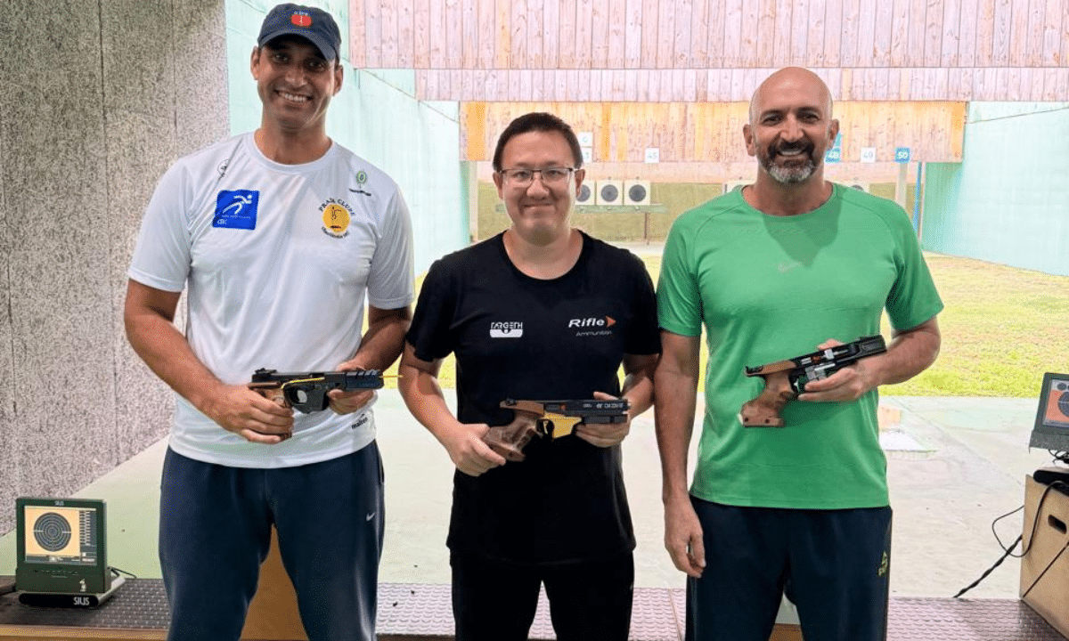 Chateaubrian e Wu conquistam índice Mundo no último dia da 3ª Prova Centralizada de Carabina e Pistola