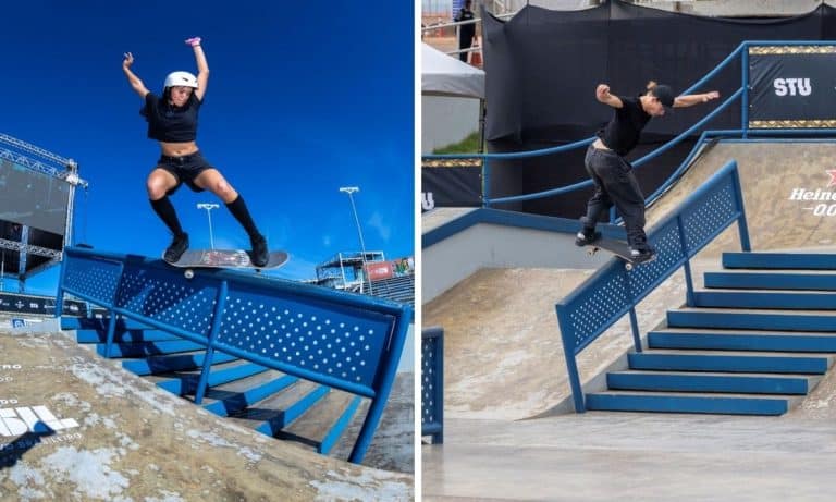 Sebastian Simonetto e Maria Lúcia brilham nas semifinais do skate street do STU de Cuiabá