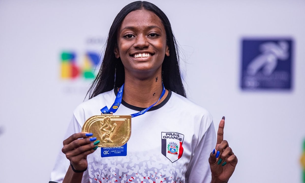 Na imagem, Victoria Campos de Almeida: ouro e liderança do Ranking Brasileiro Sub-23.