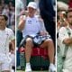 Taylor Fritz, Iga Swiatek e Stan Wawrinka em Wimbledon 2026