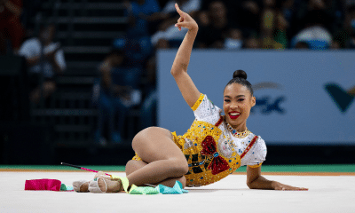 Geovanna Santos, Jojo, na série de fita durante o Campeonato Pan-Americano de GR