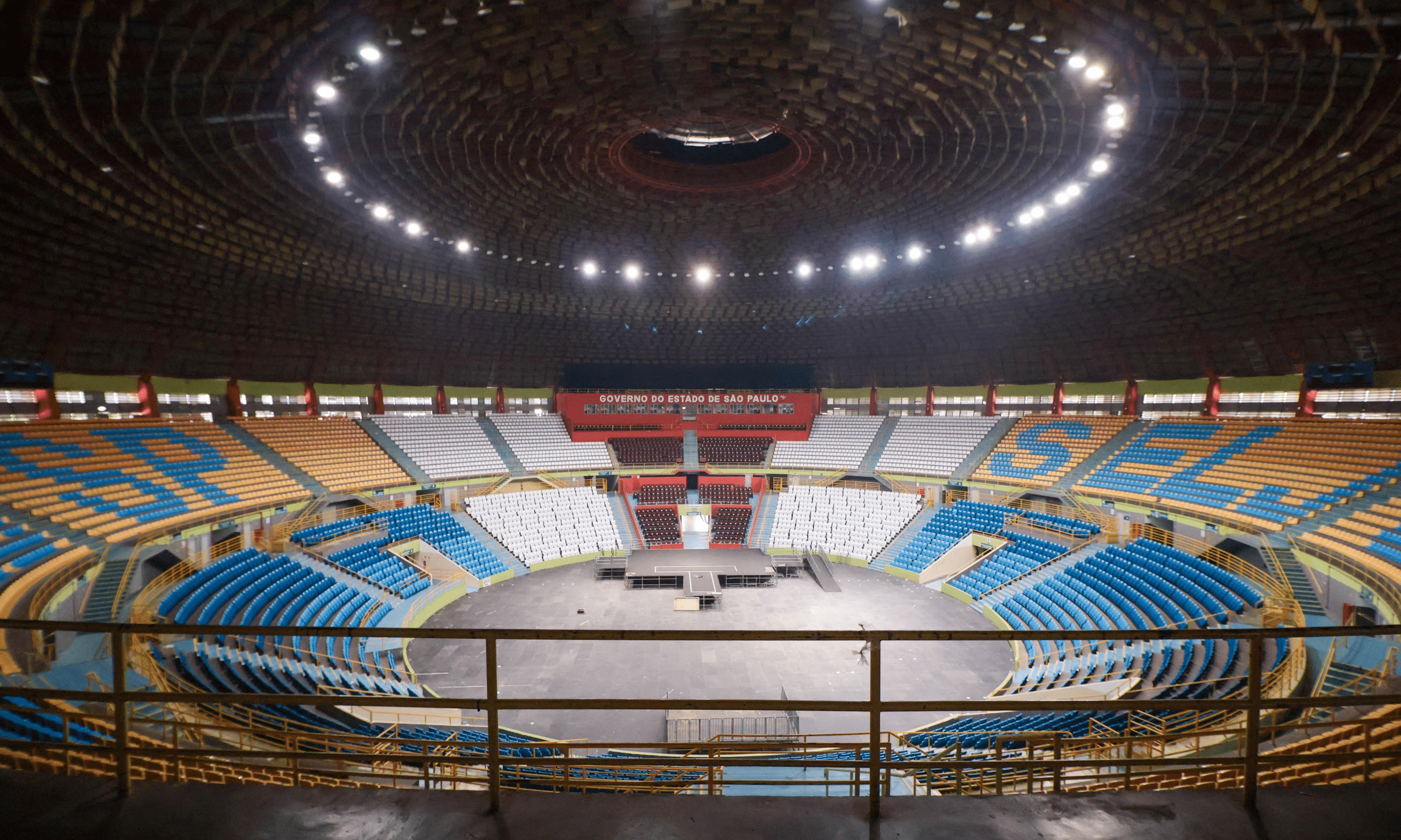 Ginásio do Ibirapuera que receberá jogo da NBB (Foto: Divulgação)