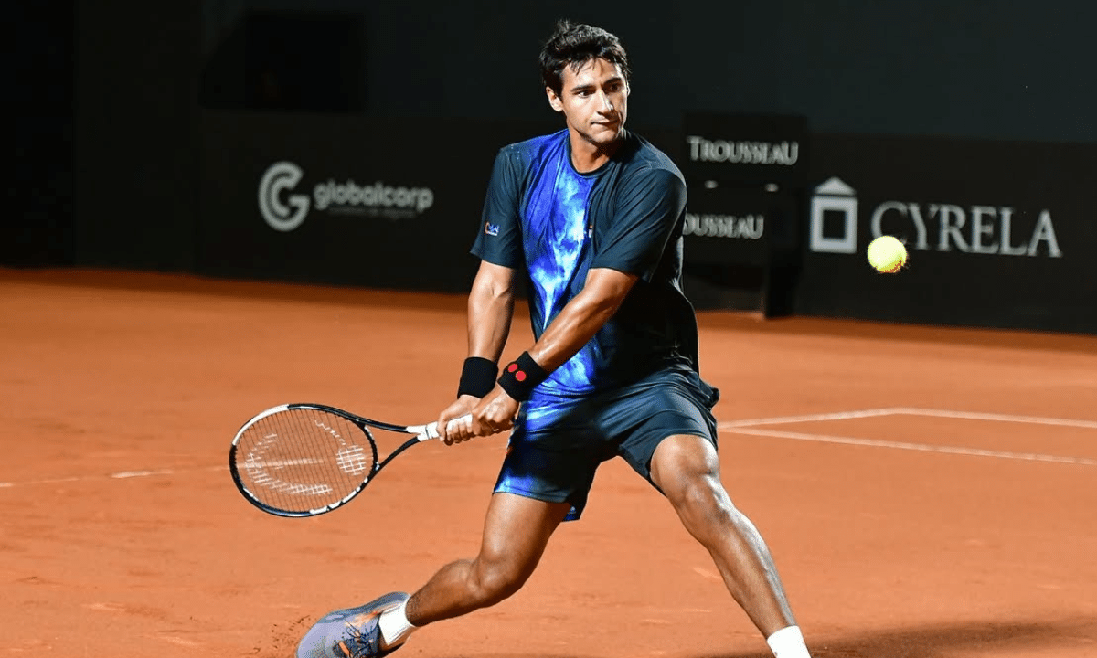 Igor Marcondes em ação no Challenger de Troyes