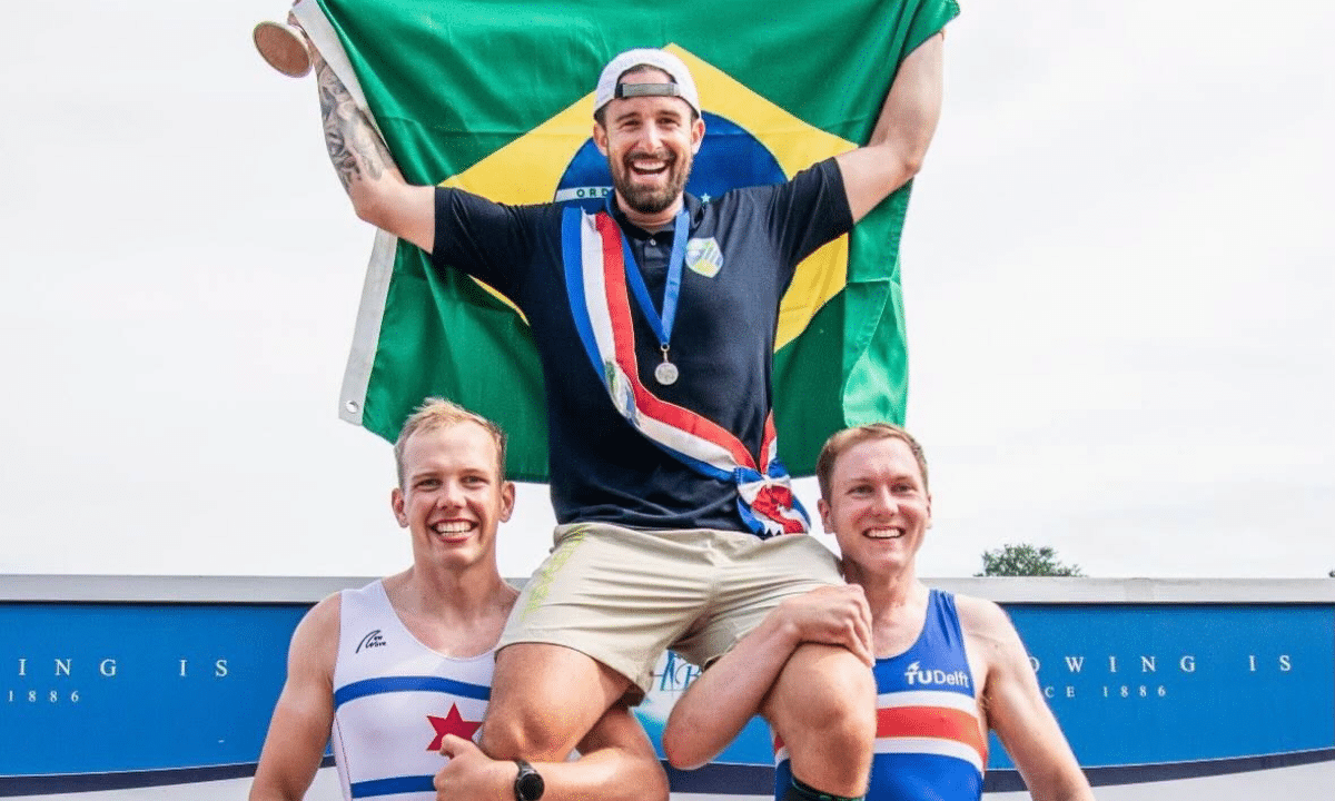 Lucas Verthein remo Regata Holland Beker outro medalha