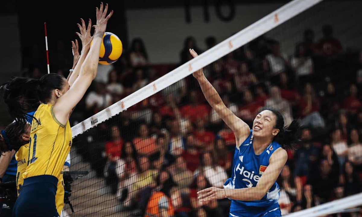 luzia Brasil china vnl liga das nações de volei feminino