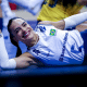 Natinha no jogo entre Brasil e Bulgária na VNL