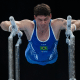 Diogo Soares na final do individual geral no Pan-Americano de ginástica artística