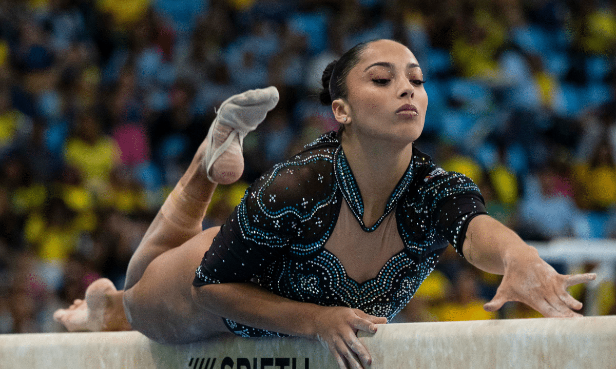 Julia Soares no Pan-Americano de ginástica artística