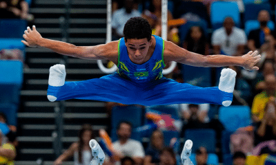 Matheus Fernandes no Pan-Americano Júnior de ginástica artística